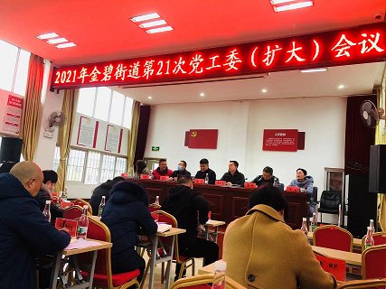 2021年金碧街道第21次党工委 (扩大)会议