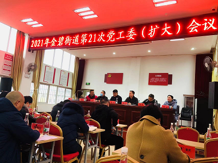 2021年金碧街道第21次党工委 (扩大)会议