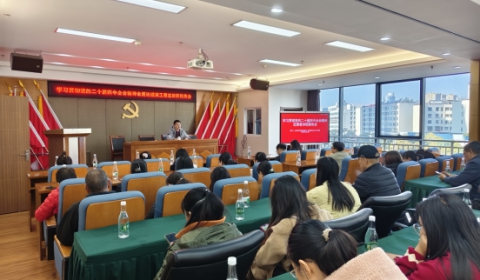 我会党支部参加党的二十届四中全会精神宣讲报告会​
