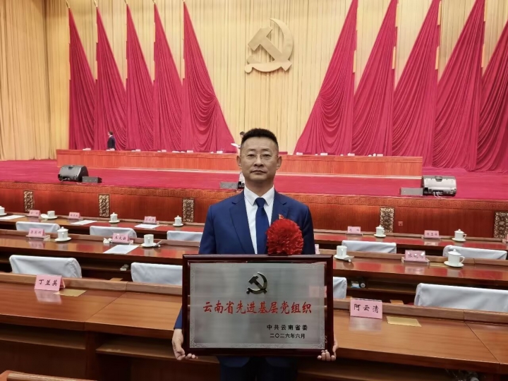 【喜报】云南省替代种植发展行业协会党支部被中共云南省委授予“云南省先进基层党组织”称号