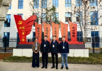 省商务厅替代办党支部与我会党支部联合开展“国门党建”活动